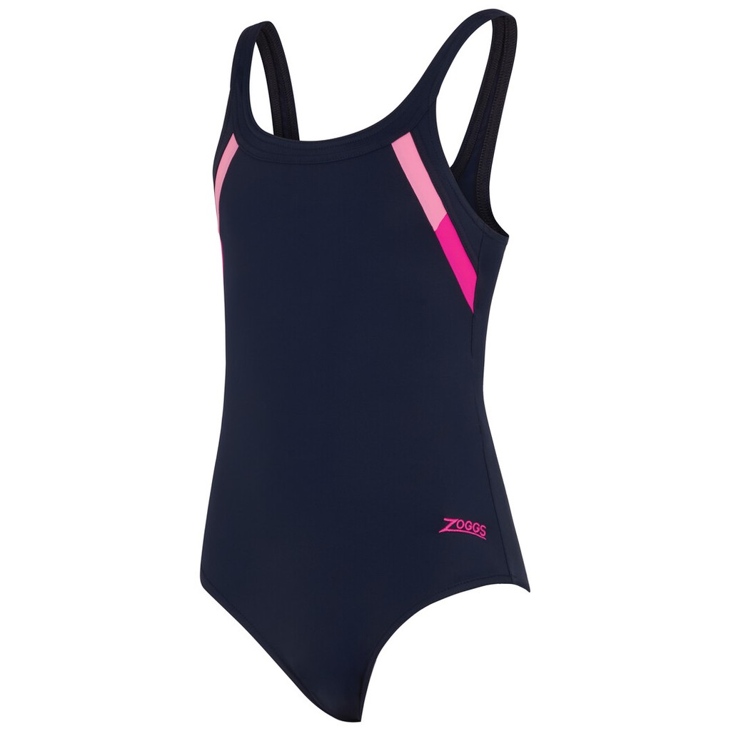 Zoggs Girls Sydney U Back JR - navy/pink