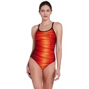 Zoggs Womens Strikeback One Piece - Pipline Orange