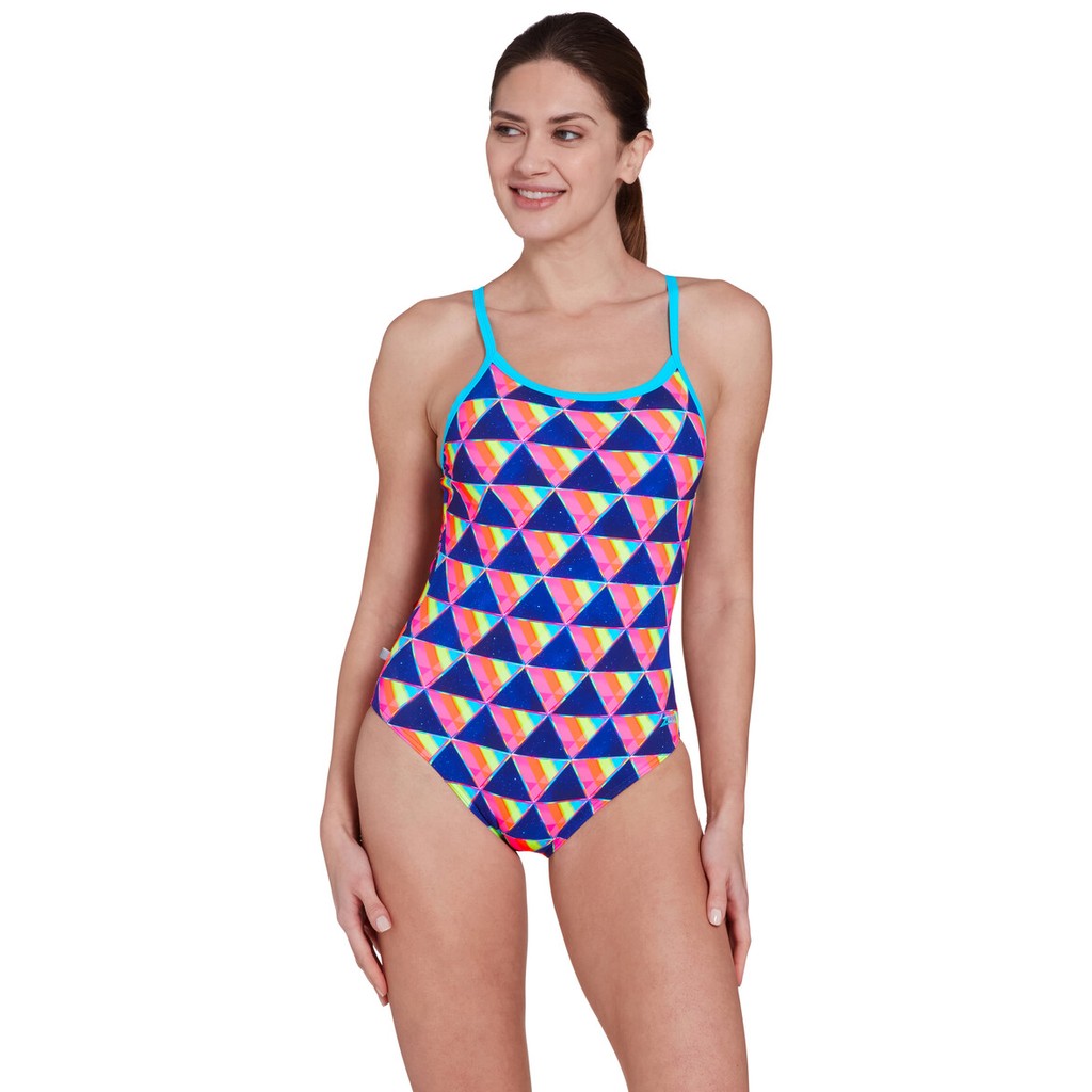 Zoggs Womens Ecofeel Strikeback One Piece - Divine