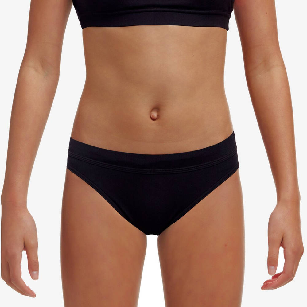 Funkita Girls Sports Brief - Still Black