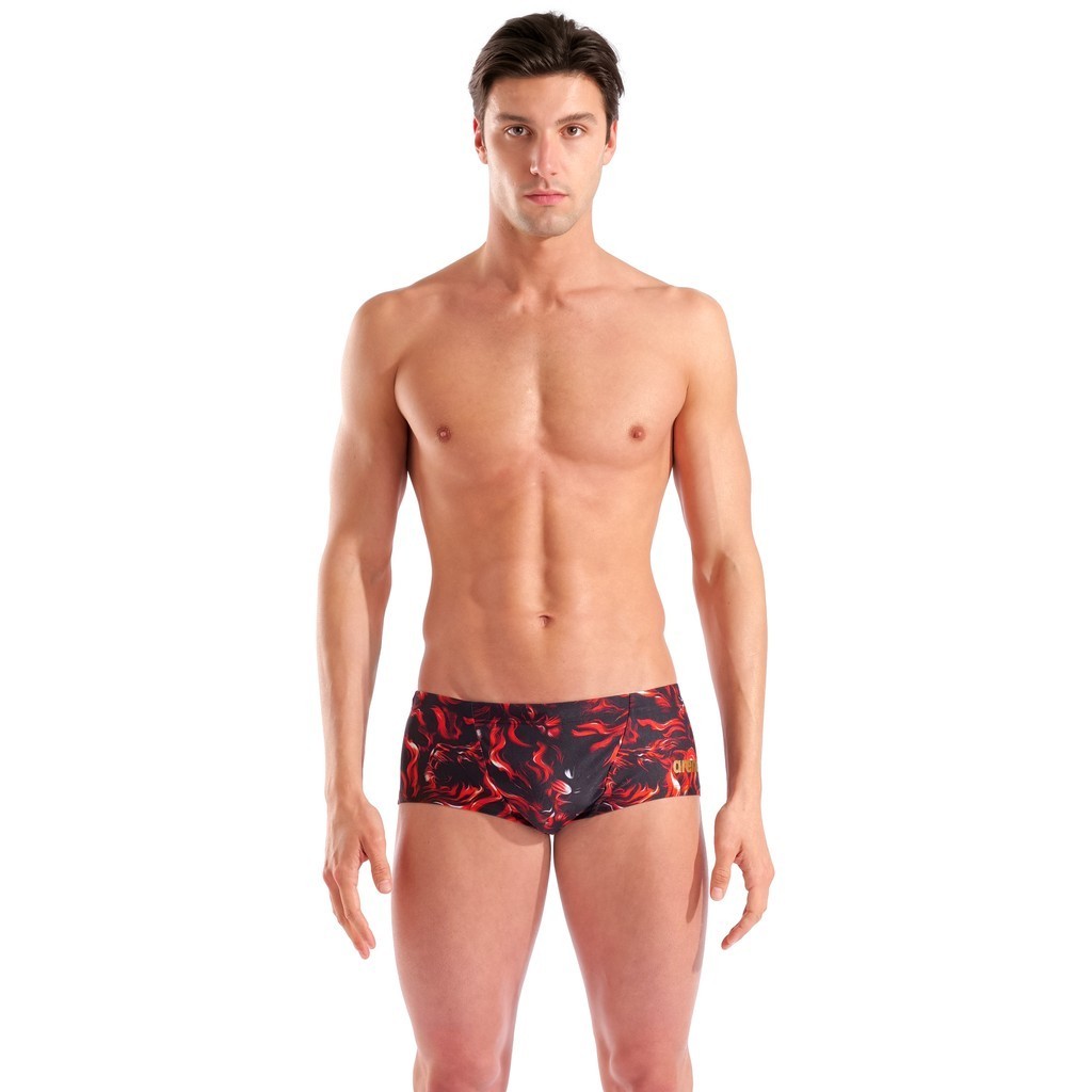 Arena Mens Graphic Swim Low Waist Short - multi-black