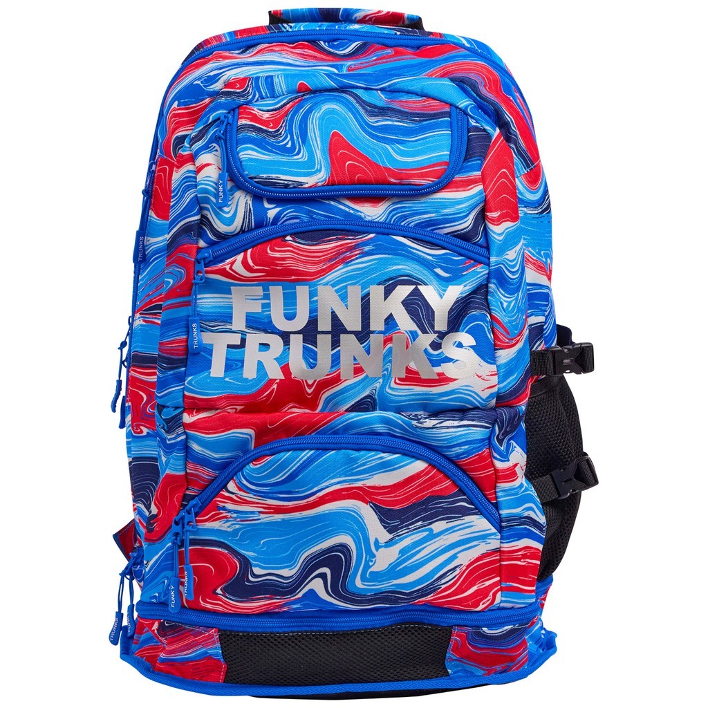 Funky Trunks Accessories Elite Space Case Backpack - Wave Craze