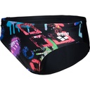 Arena Boys Graffiti Swim Brief - black-multi-black