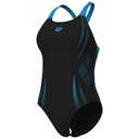 Arena Womens Poseidonia Swimsuit Swim Pro Back LB