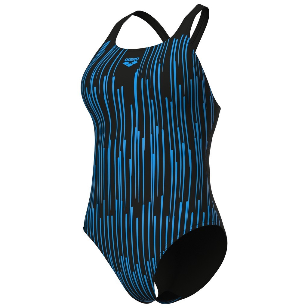 Arena Womens Hyacinth Swimsuit Swim Pro Back L - black