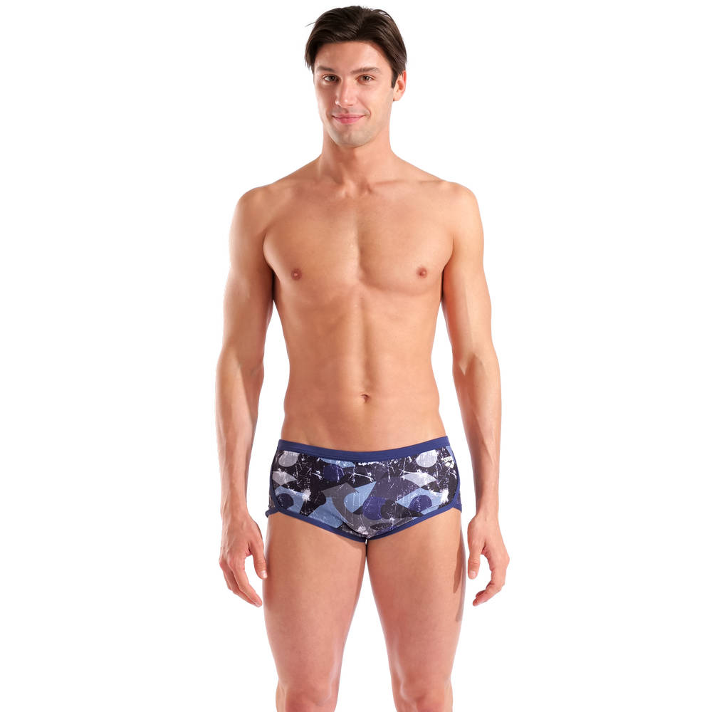Arena Mens Scratched Swim Low Waist Short