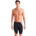 Arena Mens Arena Desert Swim Jammer - black-multi white