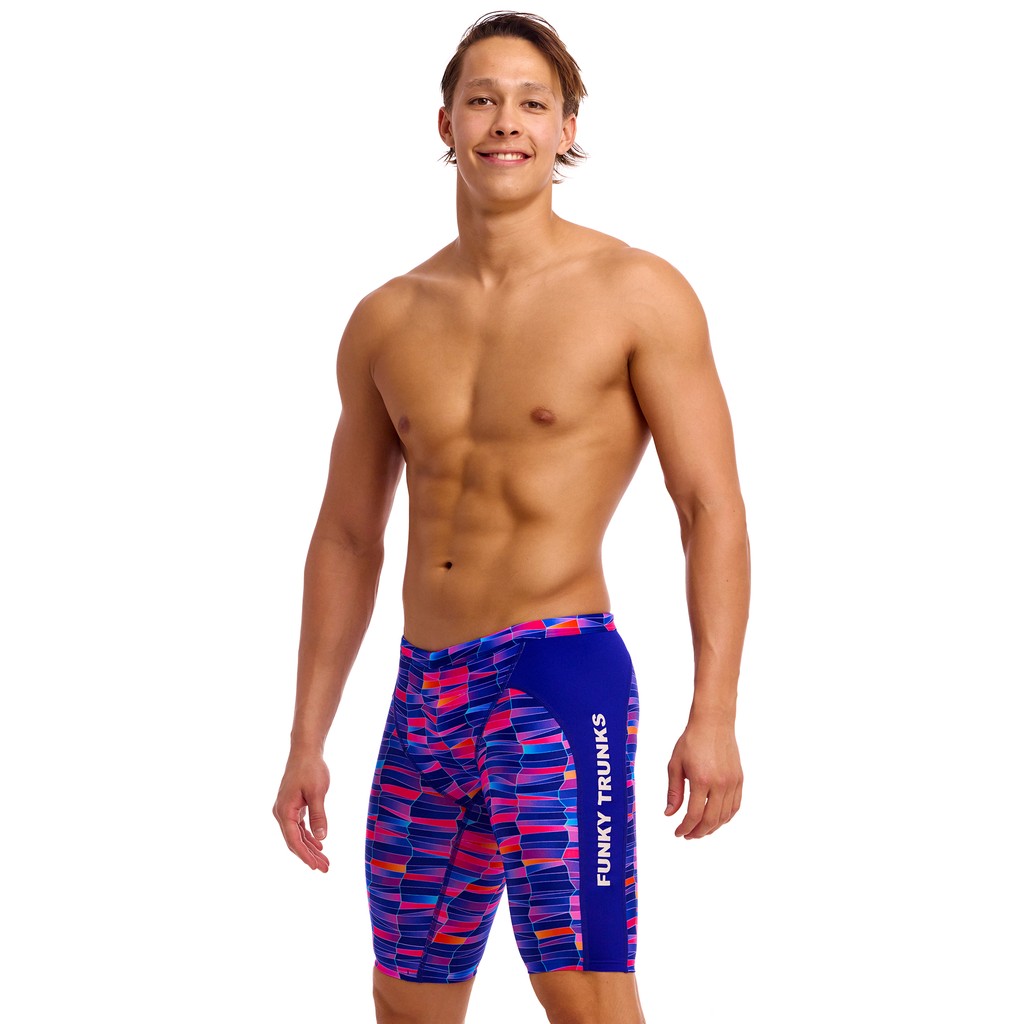 Funky Trunks Mens Training Jammers - Warped Waves