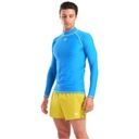 Arena Mens Rash Vest L/S Graphic - turquoise-yellow star