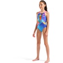 Arena Girls Inventive Swimsuit Swim Pro Back - blue multi-neon blue-shocking pink