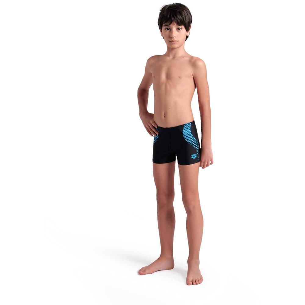 Arena Boys Openings Swim Short - black-turquoise