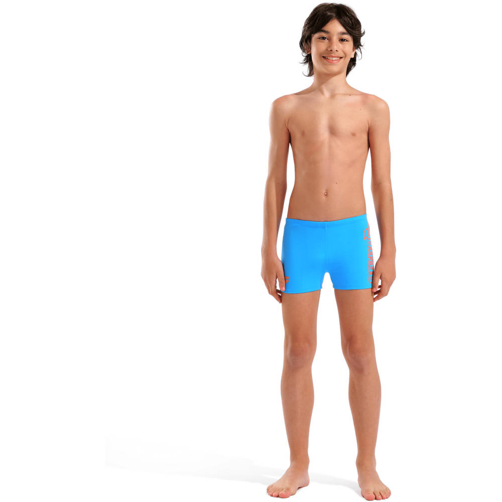 Arena Boys Logo Swim Short - turquoise-orange