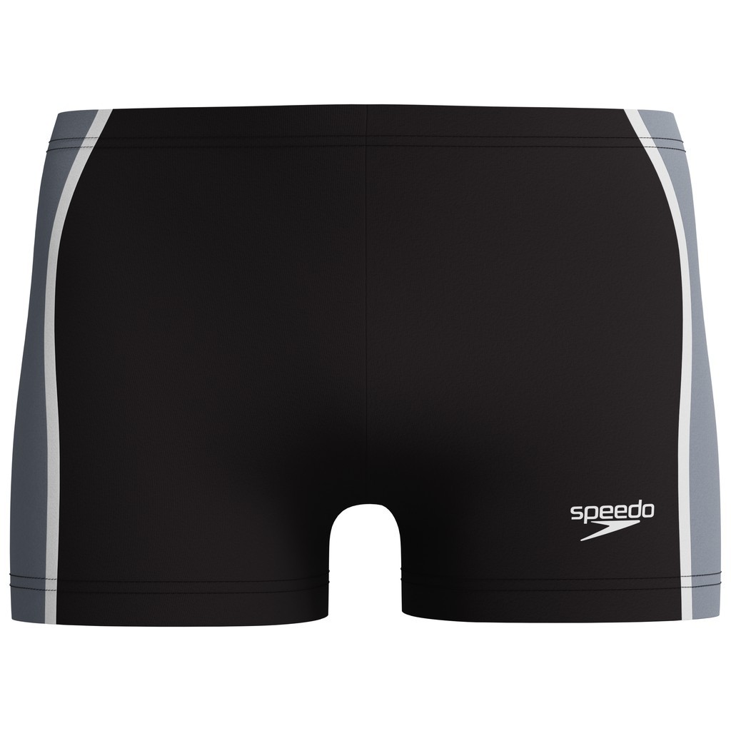 Speedo Mens Solid Splice Aquashort - Anthracite-Lead Grey