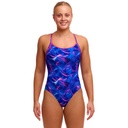 Funkita Ladies Diamond Back One Piece - Rising Tide