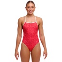 Funkita Ladies Tie Me Tight One Piece - Hot Coals