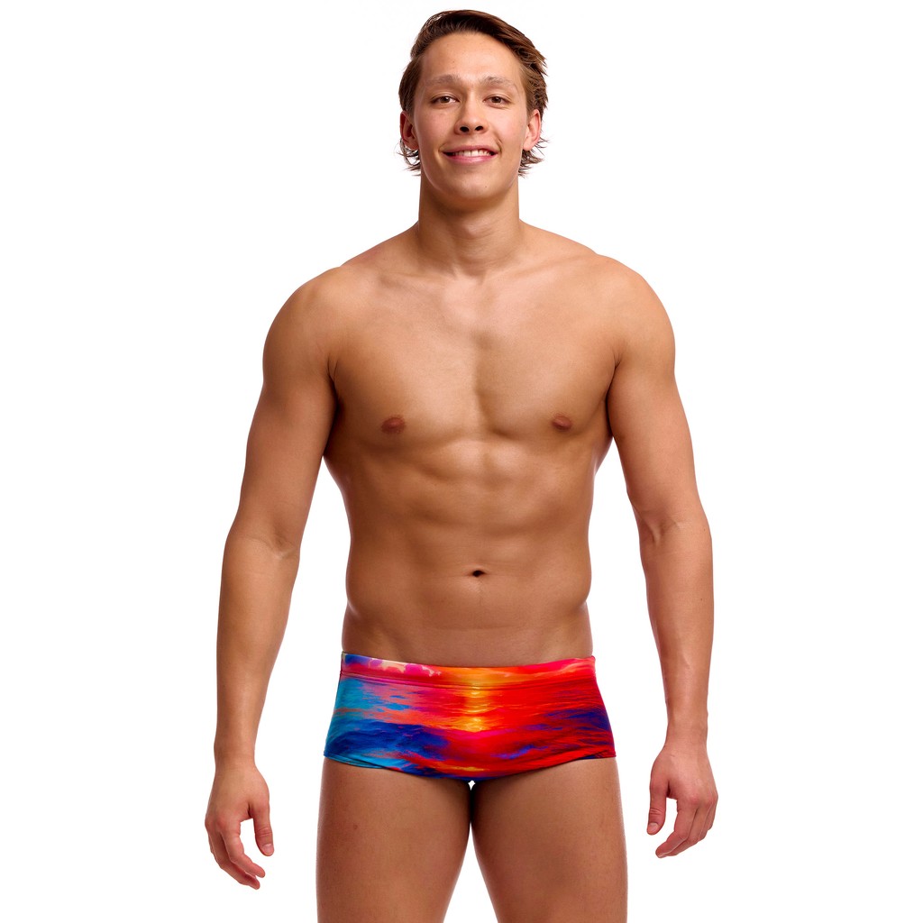 Funky Trunks Mens Sidewinder Trunks - Sunset Delight