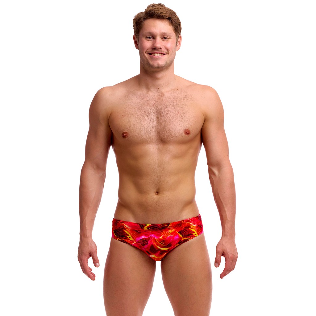 Funky Trunks Mens Classic Brief - Saucy Sonar