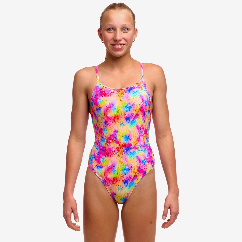 Funkita Girls Diamond Back One Piece - Dry Me