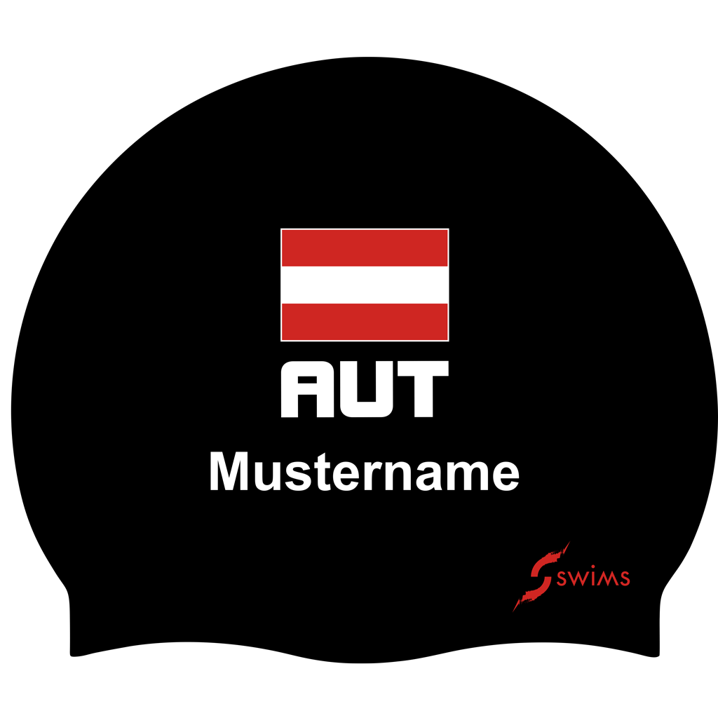 SSwims Silicone Cap - AUT personalised