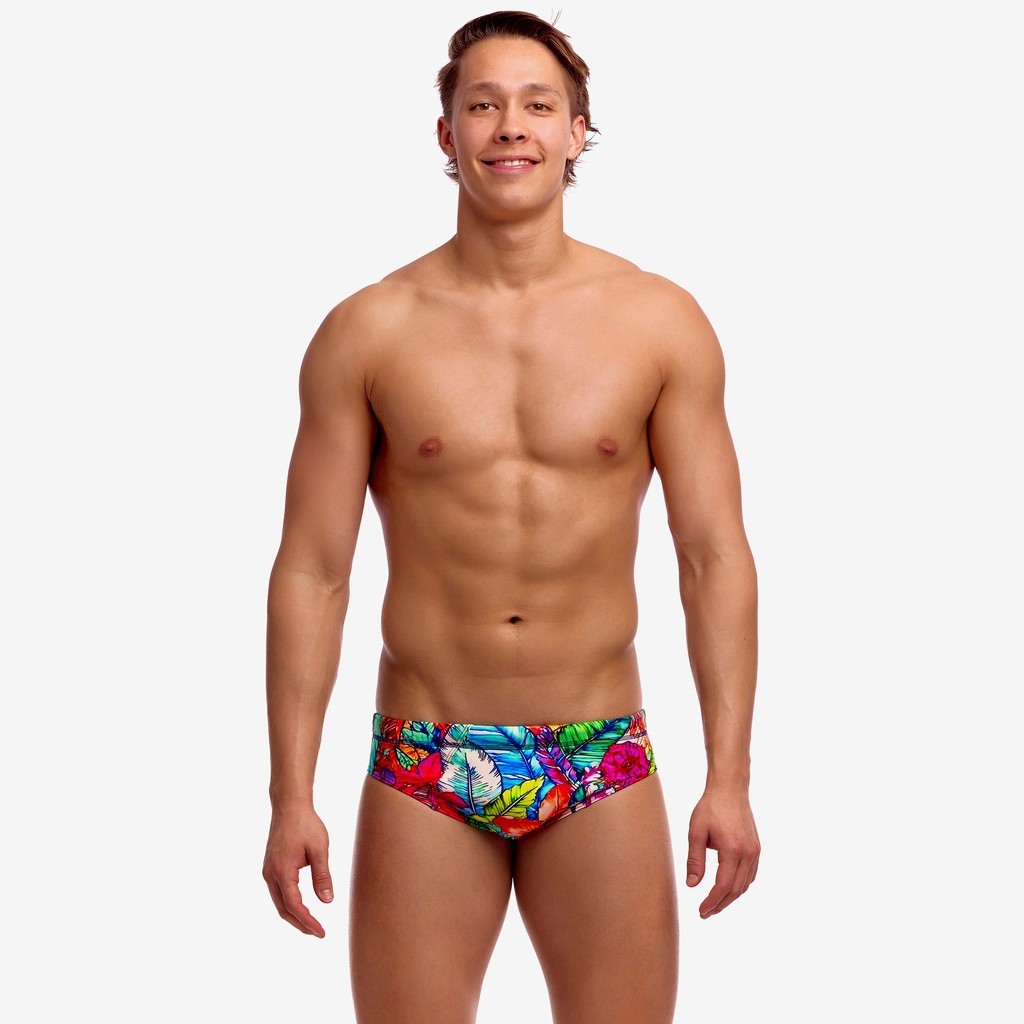 Funky Trunks Mens Seamed Briefs - Loud Proud