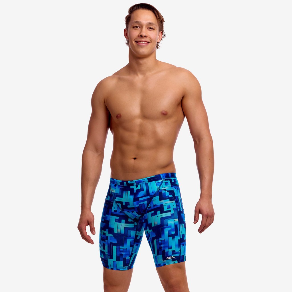 Funky Trunks Mens Training Jammers - You Blued