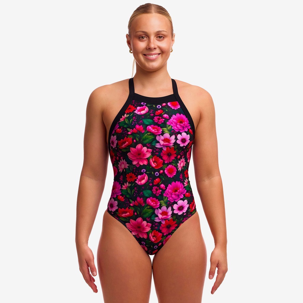 Funkita Ladies Sky Hi One Piece - Garden Glow