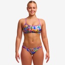 Funkita Ladies Swim Crop Top - Austin Flowers
