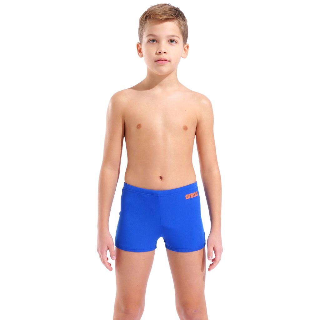 Arena Boys Team Swim Short Solid seasonal - neon blue-team orange