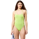 Speedo Womens Solid V-back 2.0 - Citrus Green