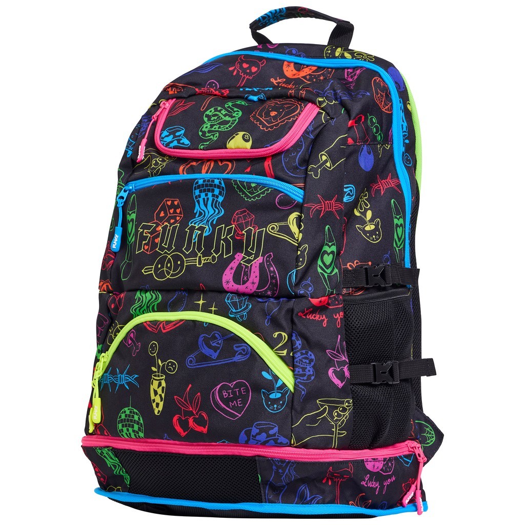 Funky Accessories Elite Squad Backpack - Doodles