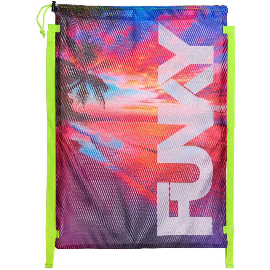 Funky Accessories Mesh Gear Bag - Touch Of Paradise
