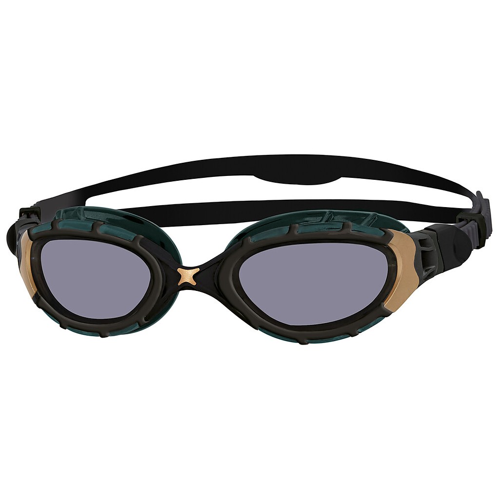 Zoggs Predator Flex Titanium Reactor Large - black gold/reactor titanium