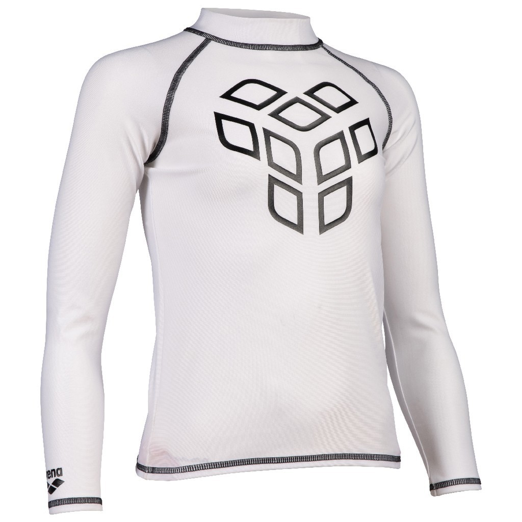Arena Unisex Jr Arena Rash Vest L/S Graphic