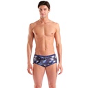 Arena Mens Scratched Swim Low Waist Short (multi black-navy)