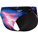 Speedo Mens Printed Brief - Electro Static-Flare Pink