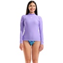 Arena Womens Rash Vest L/S Graphic - lavander