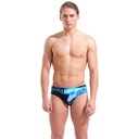 Arena Mens Mix Swim Briefs - black-black multi